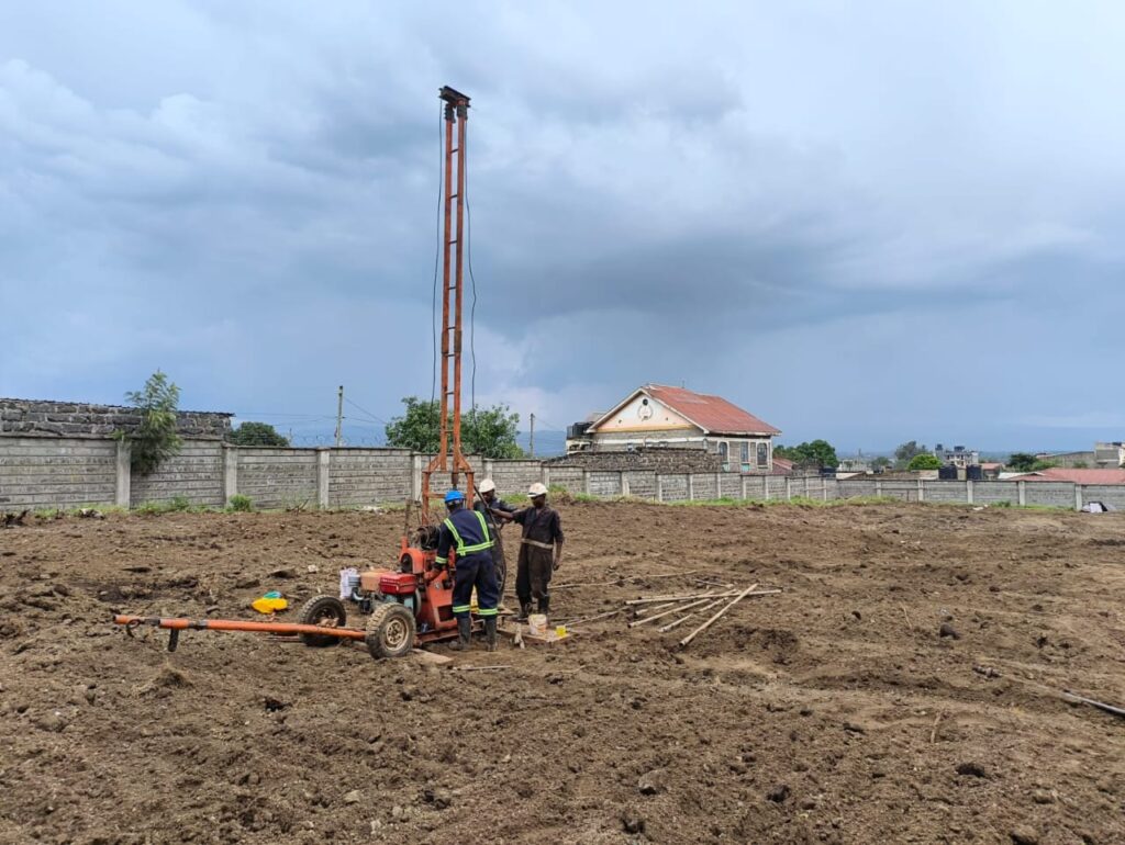 core drilling for minerals beneath the surface